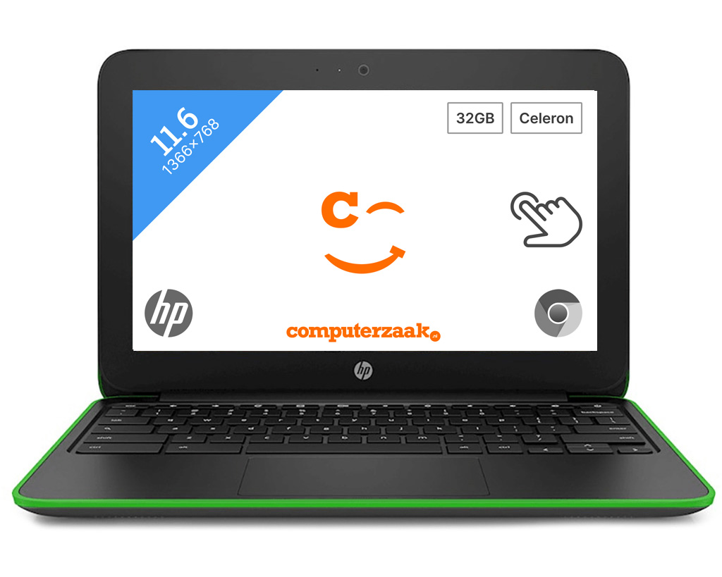 HP Chromebook 11 G5 EE Groen
