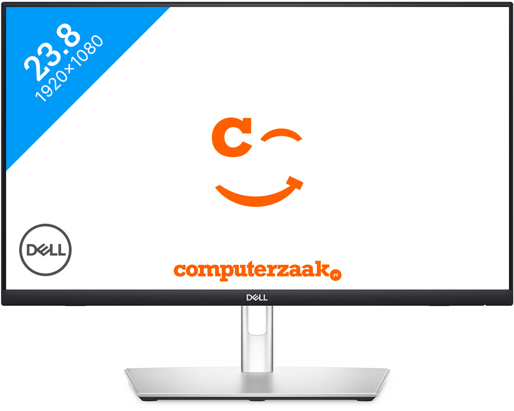 Dell P Series P2424HT 24 Full HD Multi-Touch USB-C 90W IPS Monitor - Zwart