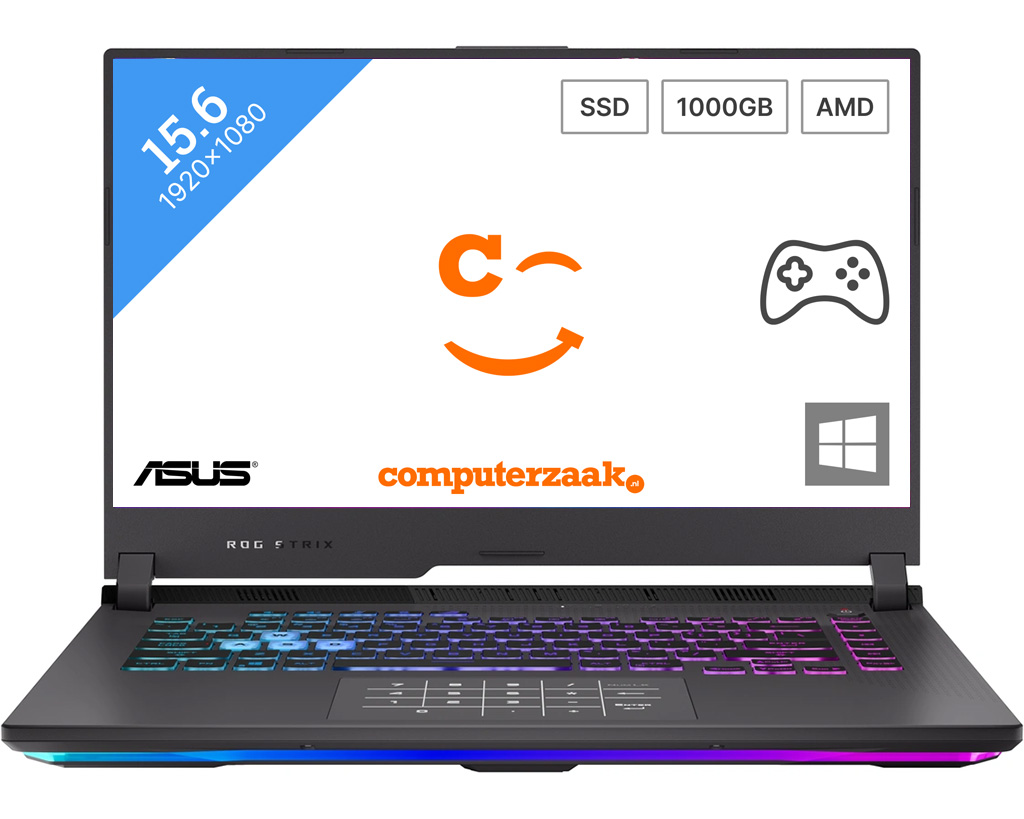 ASUS ROG Strix G15 G513IM-HN073W - Gaming Laptop - 15.6 inch - 144Hz