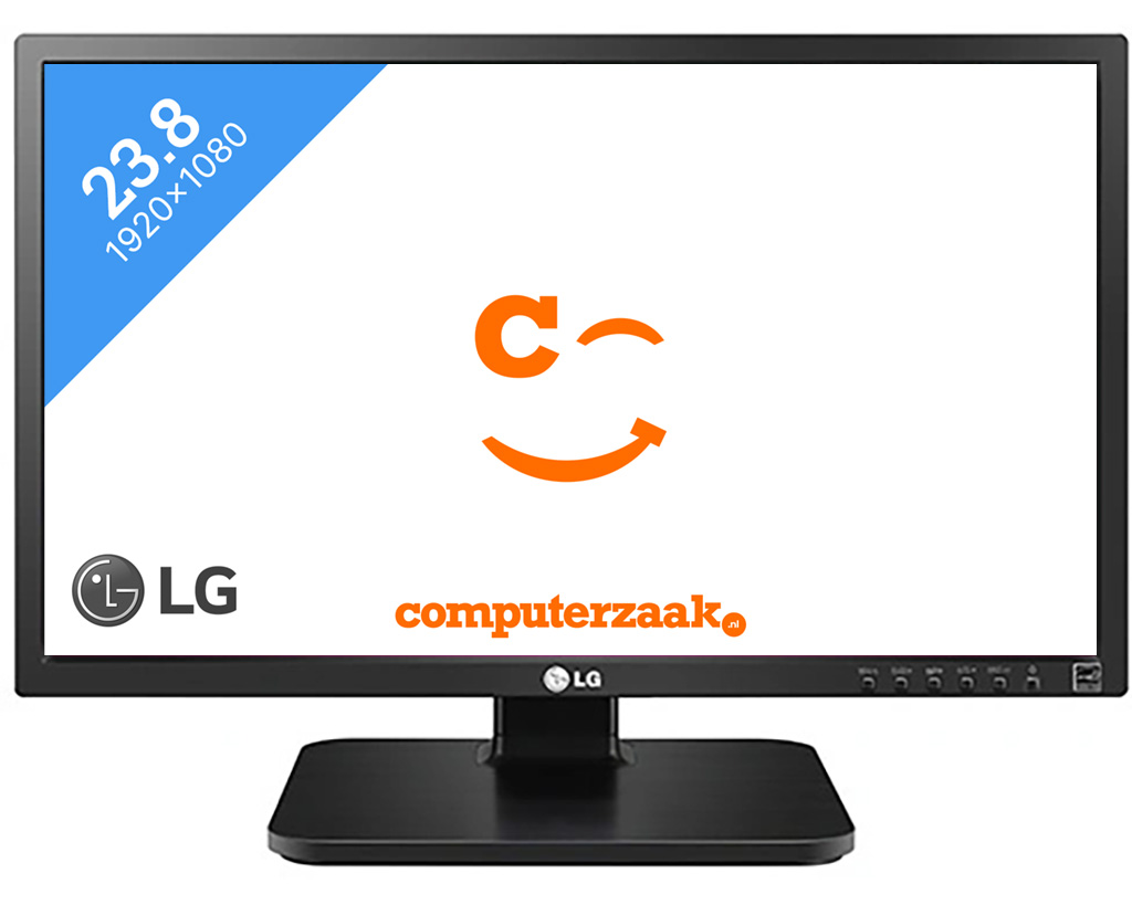 LG 24MB37PY Zwart