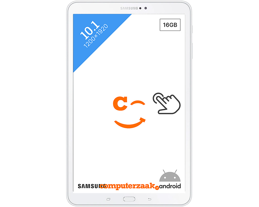Samsung SM-T580NZWAPHN, TABLET,SM-T580,WHITE,PHN