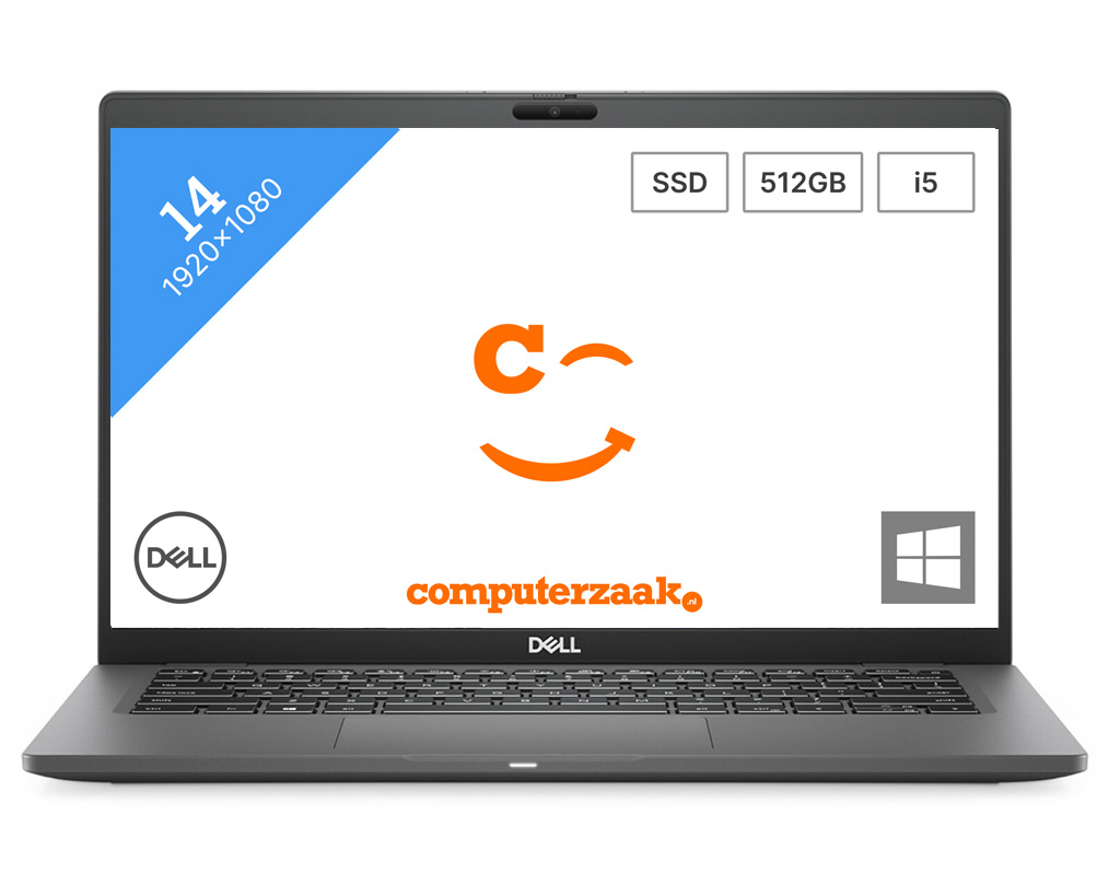 Dell Latitude 7410. Type product: Notebook, Vormfactor: Clamshell. Processorfamilie: Intel® 10de generatie Core™ i5, Processormodel: i5-10310U, Frequentie van processor: 1,7 GHz. B