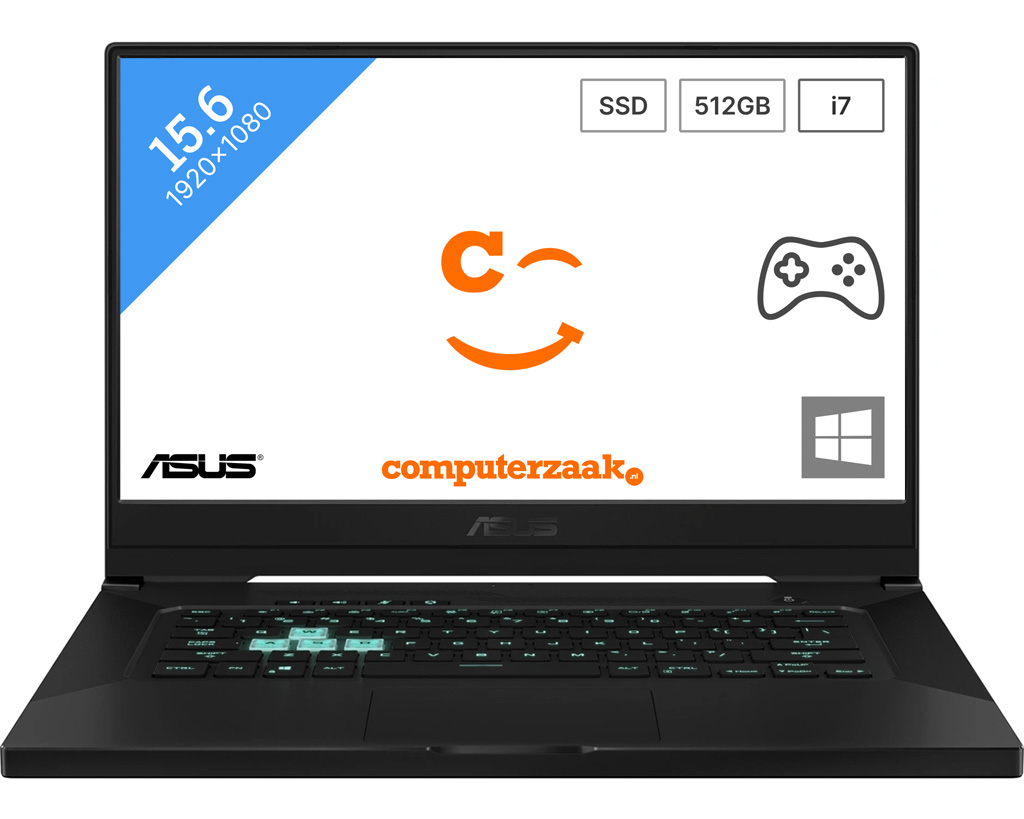 ASUS TUF Dash F15 FX516PC-HN095T - Gaming Laptop - 15.6 inch