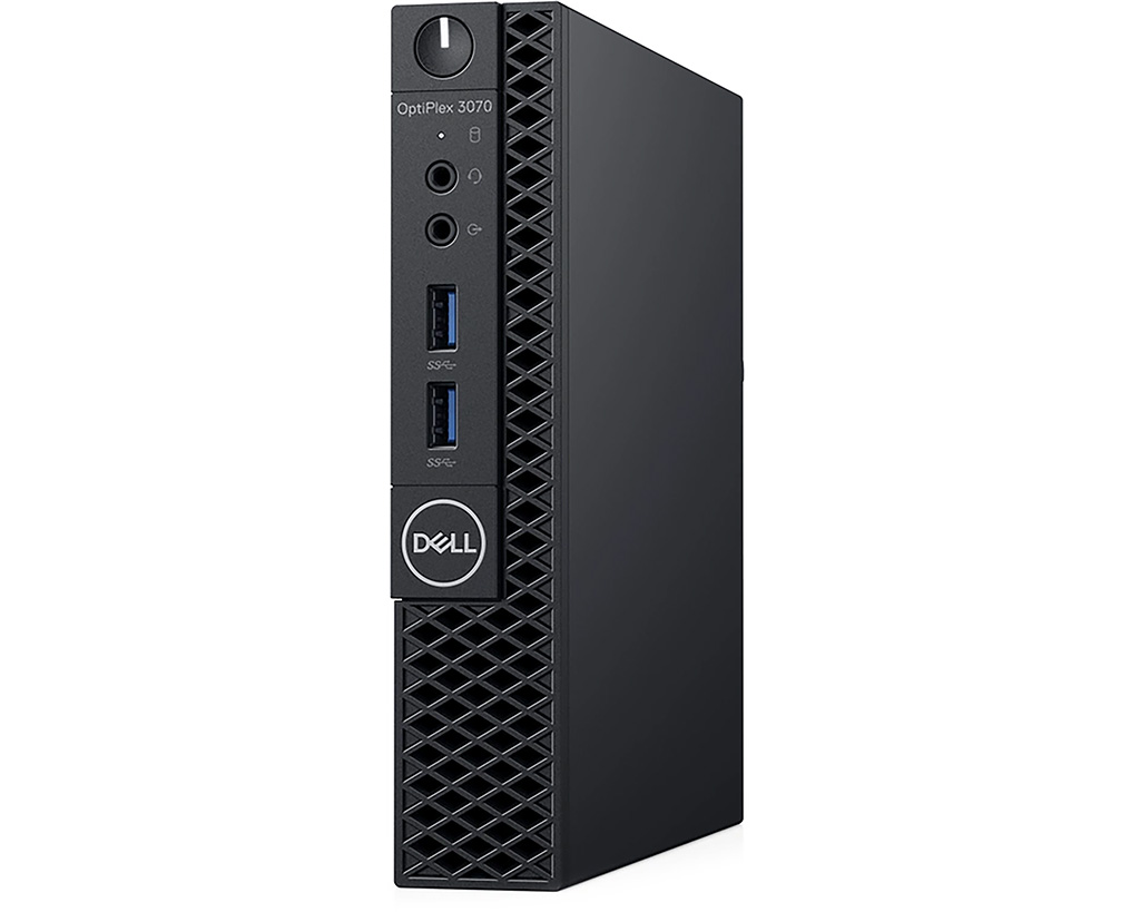 Dell OptiPlex 3070. Frequentie van processor: 2,2 GHz, Processorfamilie: Intel® 9ste generatie Core™ i5, Processormodel: i5-9500T. Intern geheugen: 8 GB, Intern geheugentype: DDR4-