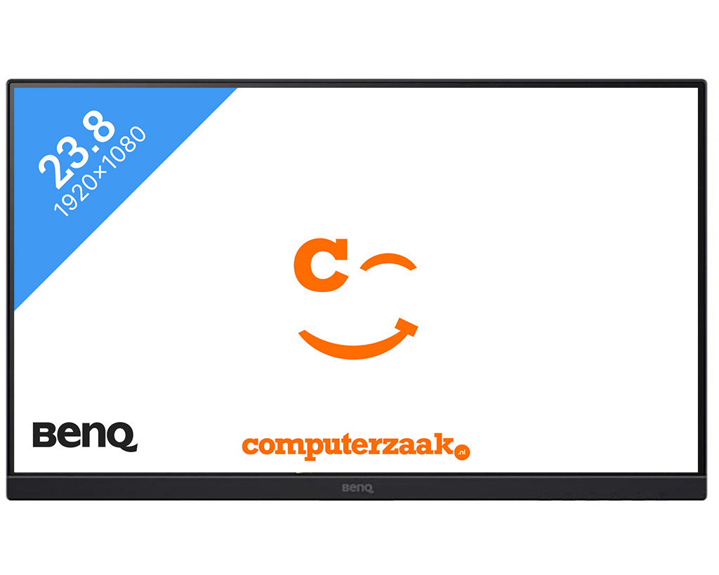 BenQ - GW2475H - 23,8 inch Full HD Monitor - 1920x1080 - IPS - 5ms - 60Hz - 2X HDMI - VGA - VESA - Flicker-Free - Low Blue Light - niet-verblindend, zwart