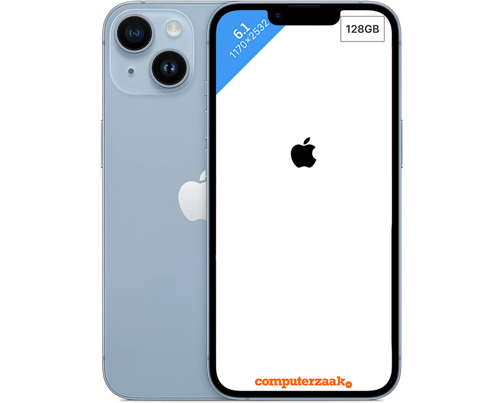 iPhone 14 128GB Blauw