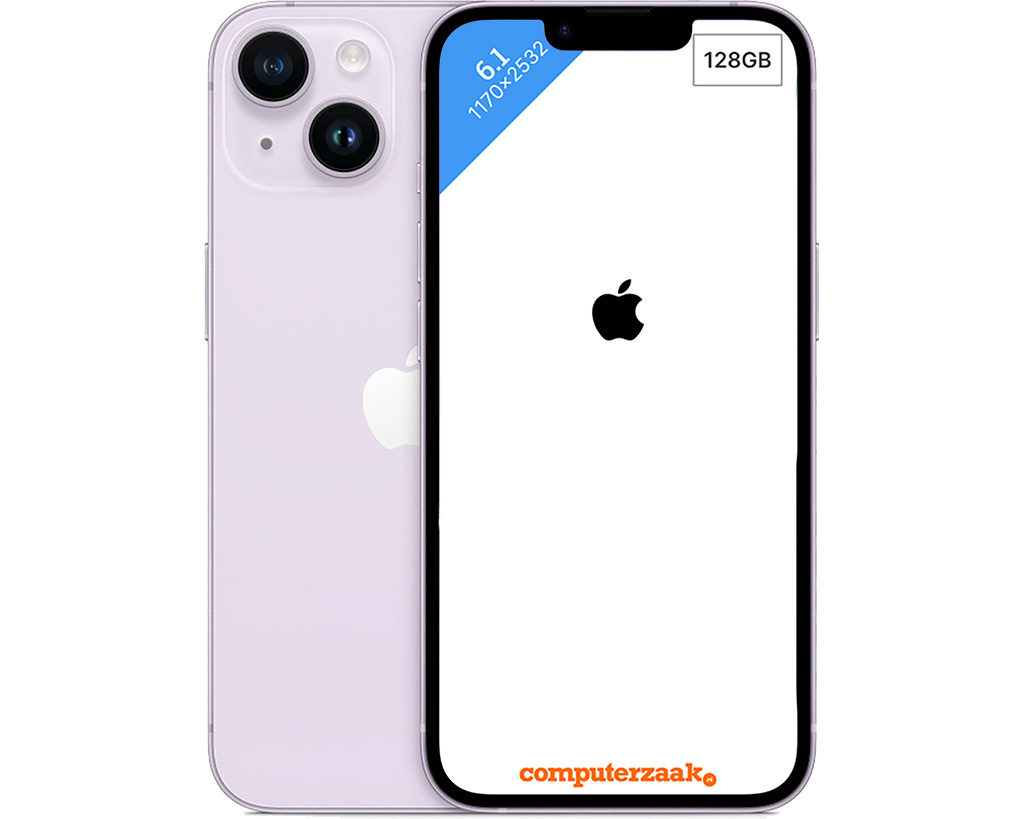 iPhone 14 128GB Paars