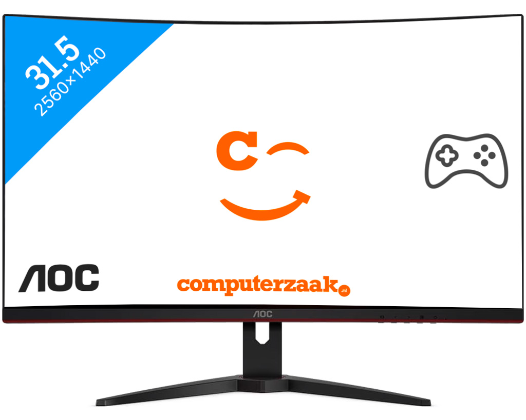 AOC 31" Scherm CQ32G1 - Zwart - 1 ms AMD FreeSync