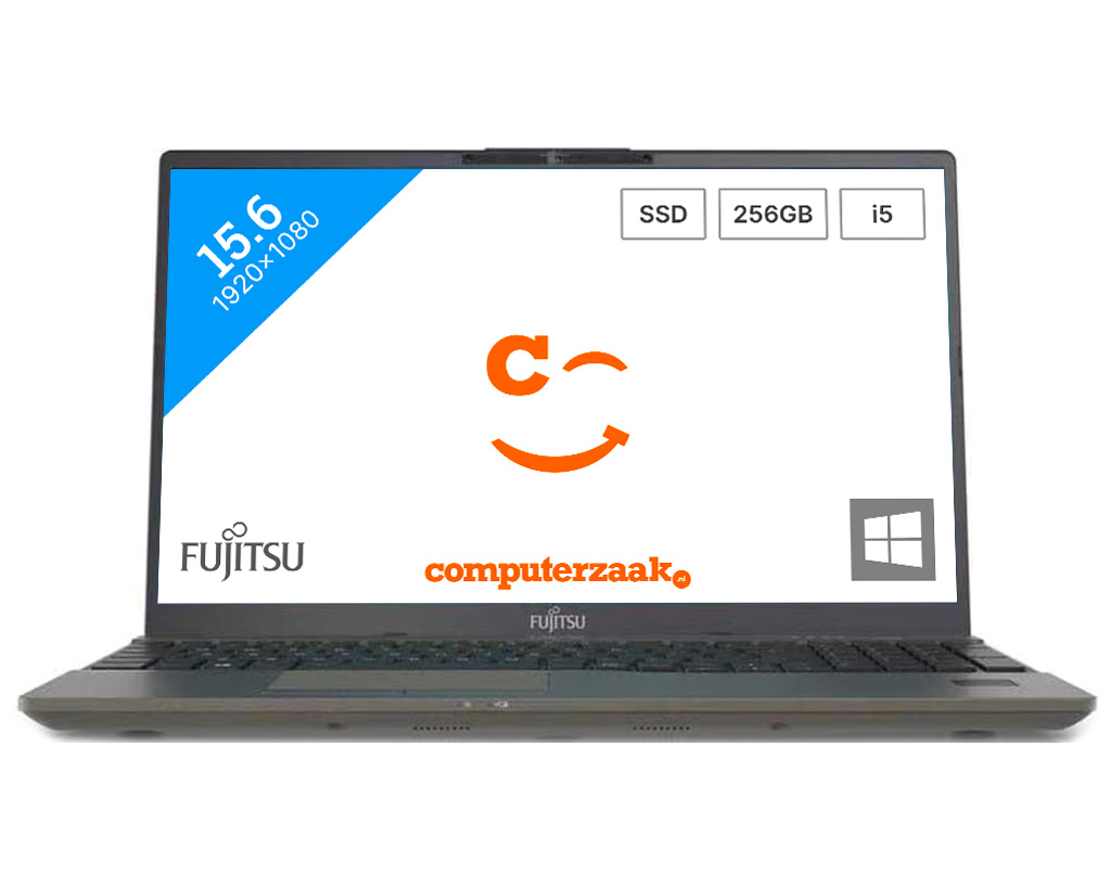 Fujitsu LIFEBOOK U7511, Intel Core i5-1135G7, 11th Generation, (15.6") FHD Antiglare, 8GB DDR4, SSD M.2 PCIe NVMe 256GB, Intel WiFi 6 AX201 & BT5, IR Cam, Palmsecure, TPM 2.0, Backlit KB, Win