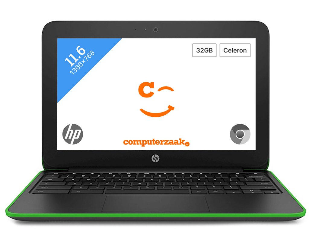 HP Chromebook 11 G5 EE Groen