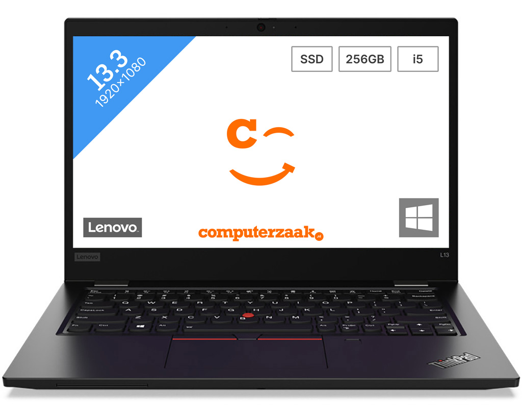 Lenovo Thinkpad L13 - 13 inch Laptop - Intel Core i5 - 8GB - 256GB - Windows 11 Pro