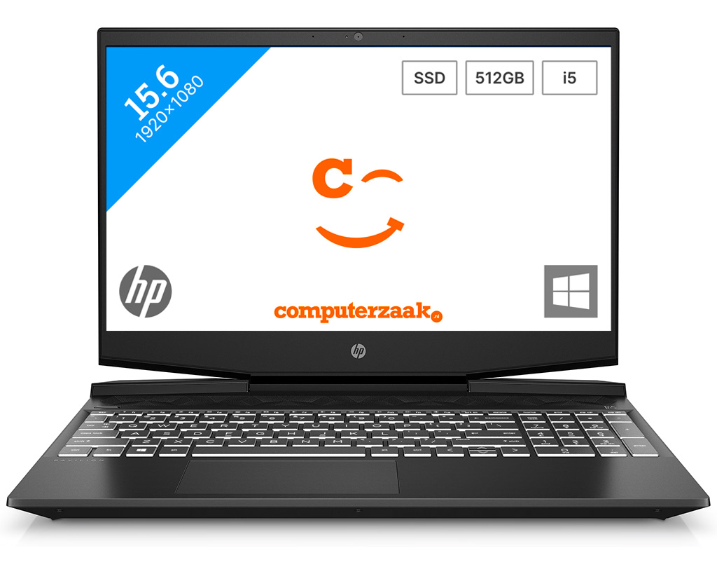 HP Pavilion 15-dk0875nd Notebook Zwart 39,6 cm (15.6")