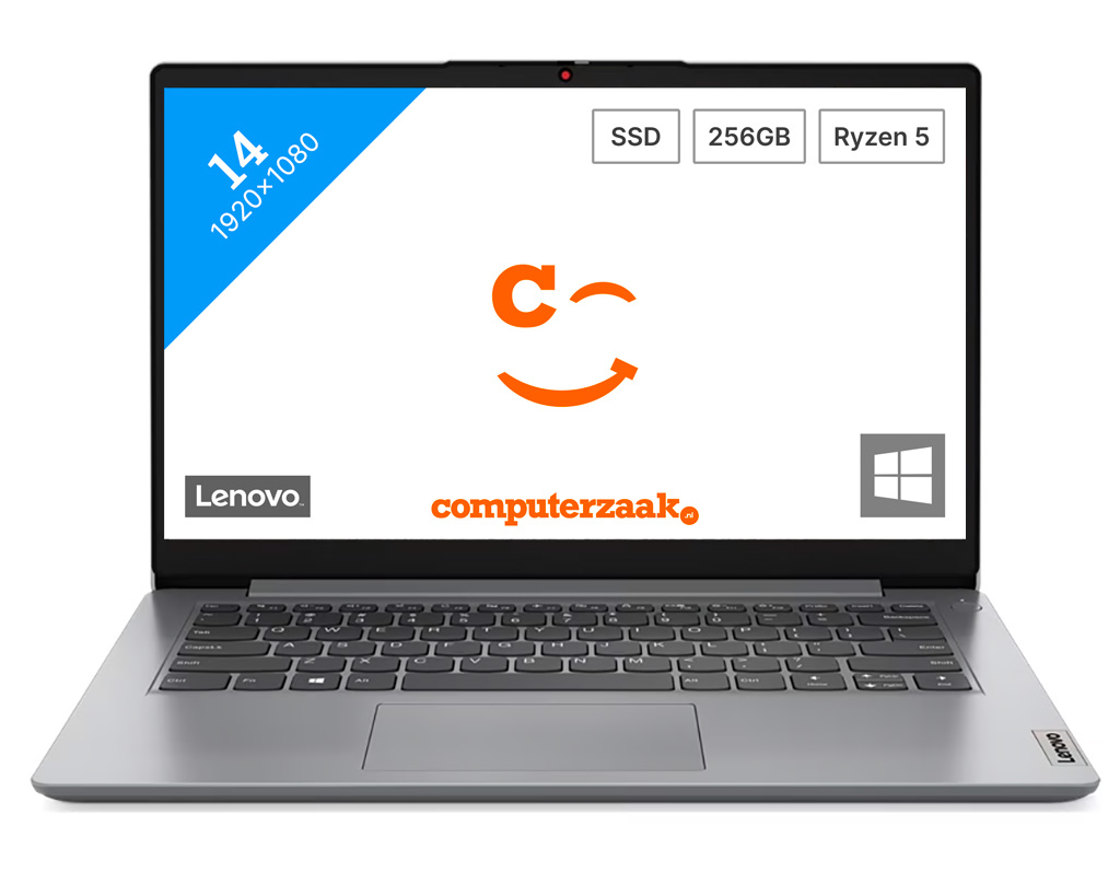 Lenovo IdeaPad 1 14AMN7 (82VF0086MH) - Laptop - 14 inch