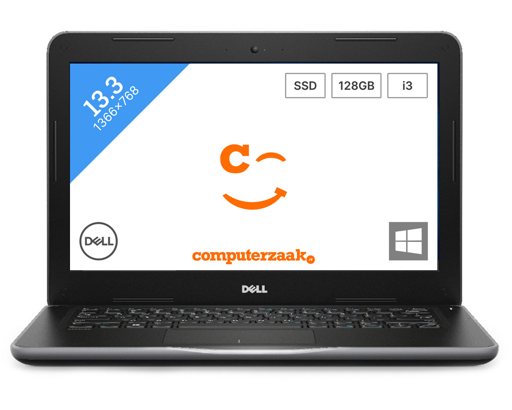 Dell Latitude 3380 | 13.3 inch HD | 7e generatie i5 | 256GB SSD | 8GB RAM | QWERTY/AZERTY
