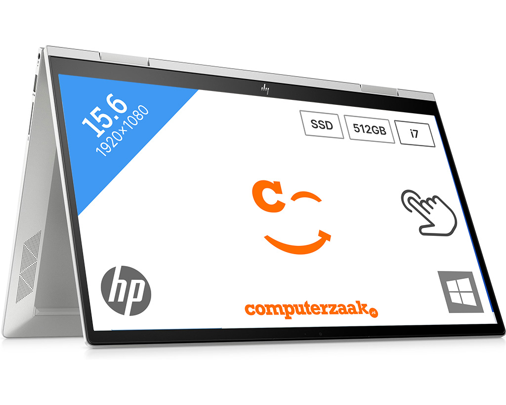 HP ENVY x360 15-ed1900nd i7-1165G7 Hybride (2-in-1) 39,6 cm (15.6") Touchscreen Full HD Intel® Core™ i7 16 GB DDR4-SDRAM 512 GB SSD NVIDIA GeForce MX450 Wi-Fi 6 (802.11ax) Windows