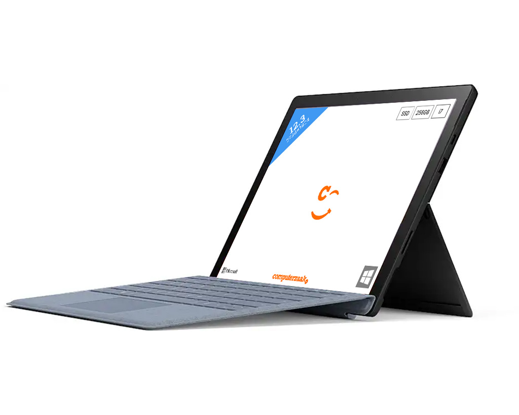 Microsoft Surface Pro 7 met Typecover