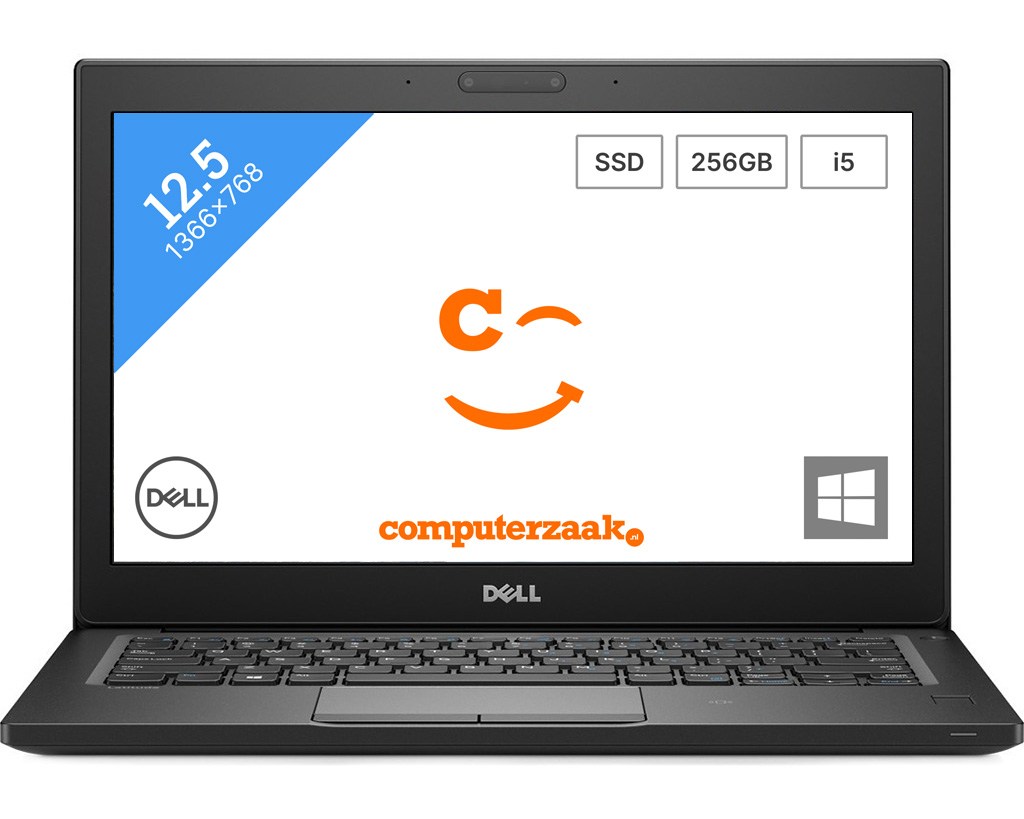 Dell Latitude 7290 | 12.5 inch HD | 7e generatie i5 | 256GB SSD | 8GB RAM | 2.6 GHz | QWERTY/AZERTY/QWERTZ