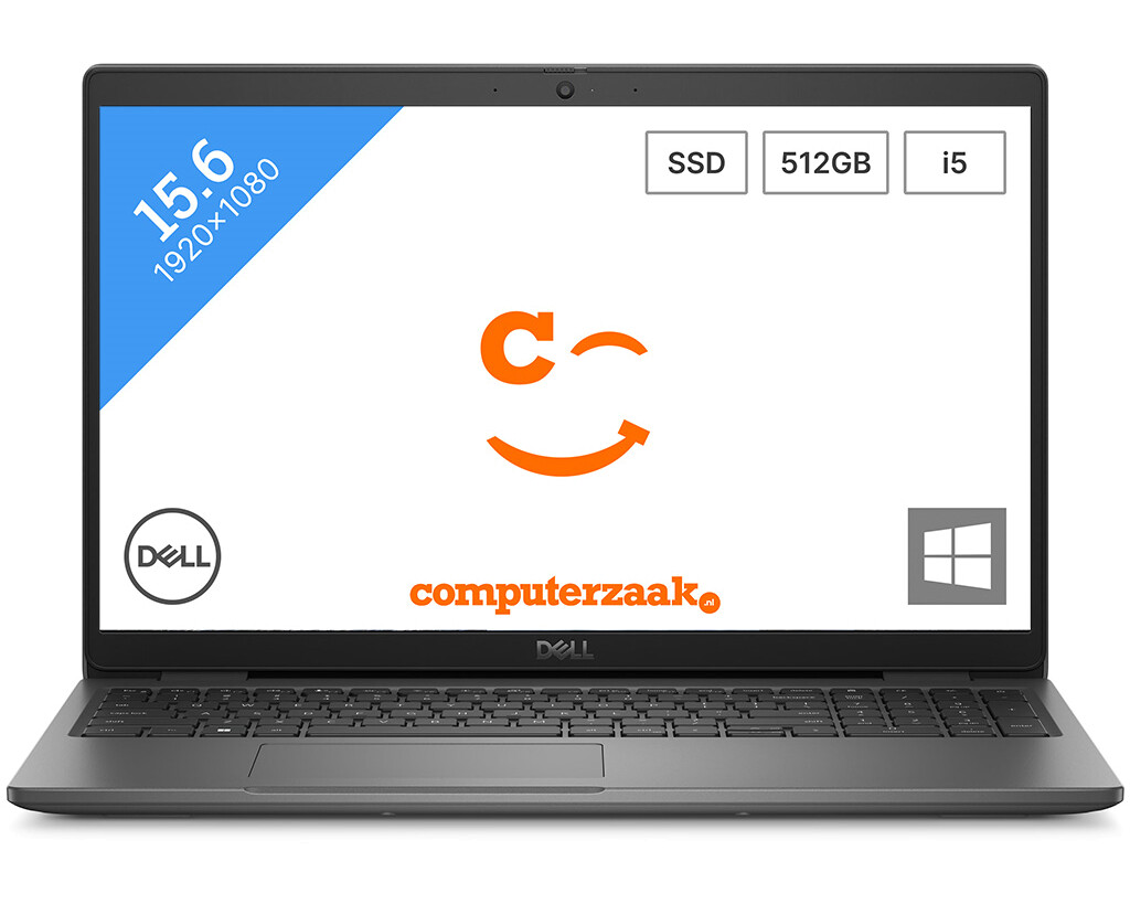 Intel Core i5-1335U (12MB Cache), 8GB DDR4-SDRAM, 256GB SSD, 39.6 cm (15.6") Full HD 1920 x 1080 IPS, Intel Iris Xe Graphics, LAN, WLAN, Webcam, Windows 11 Pro 64-bit