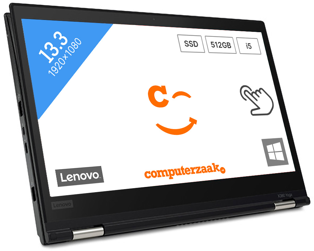 LENOVO ThinkPad X380 Yoga - 13,3 inch - Intel® Core™ i5 - 8 GB - 512 GB - HD Graphics