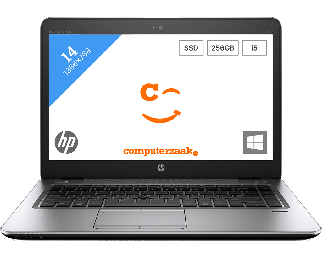 HP EliteBook 840 G3 - 14 inch - Intel® Core™ i5 - 8 GB - 128 GB - HD Graphics