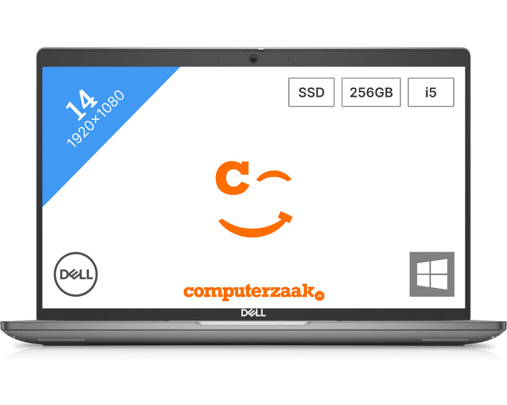 Dell Latitude 5440-V3HPR 14" laptop Grijs | i5-1335U | Iris Xe Graphics | 16 GB | 256 GB SSD