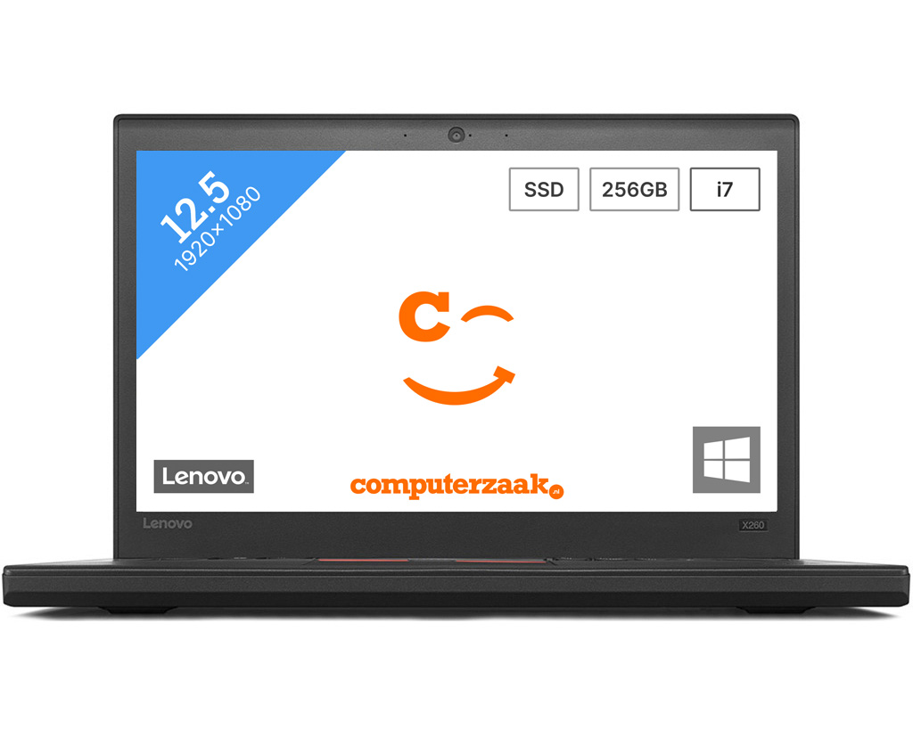 LENOVO REFURBISHED (*) ThinkPad X260 - 12,5 inch - Intel® Core™ i7 - 16 GB - 256 GB - HD Graphics