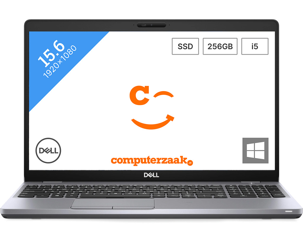 DELL REFURBISHED (*) Latitude 5510 - 15,6 inch - Intel® Core™ i5 - 8 GB - 256 GB - UHD Graphics
