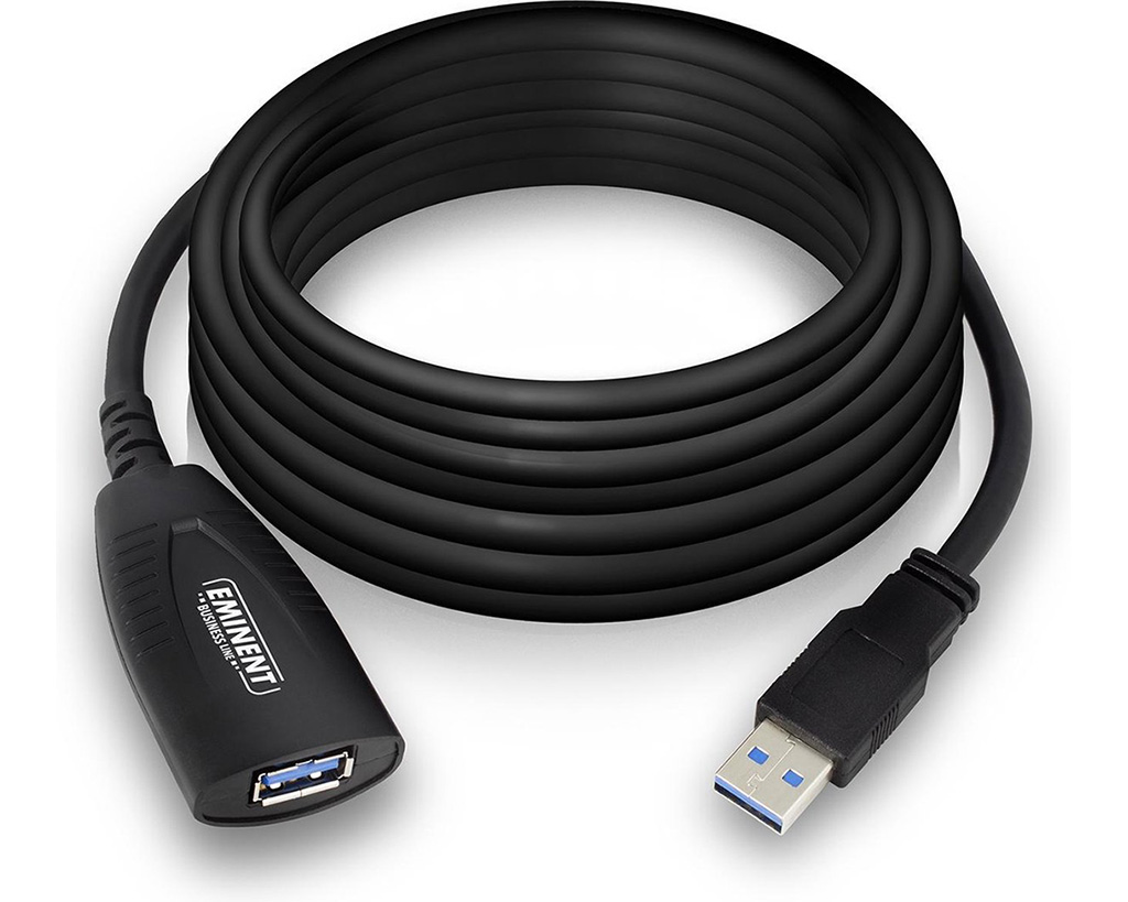 Eminent USB 3.1 GEN1 Booster verlengkabel 5m/Garantie