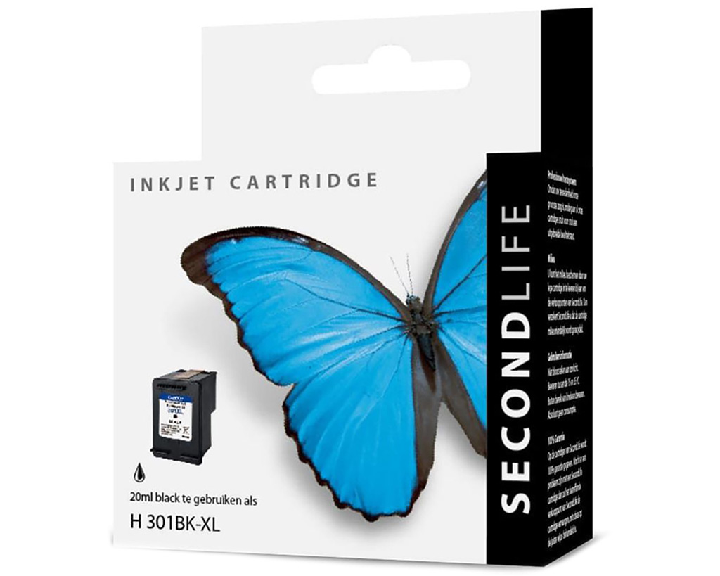 Kangaro SL-11111081 Cartridge SecondLife HP 301 XL Black