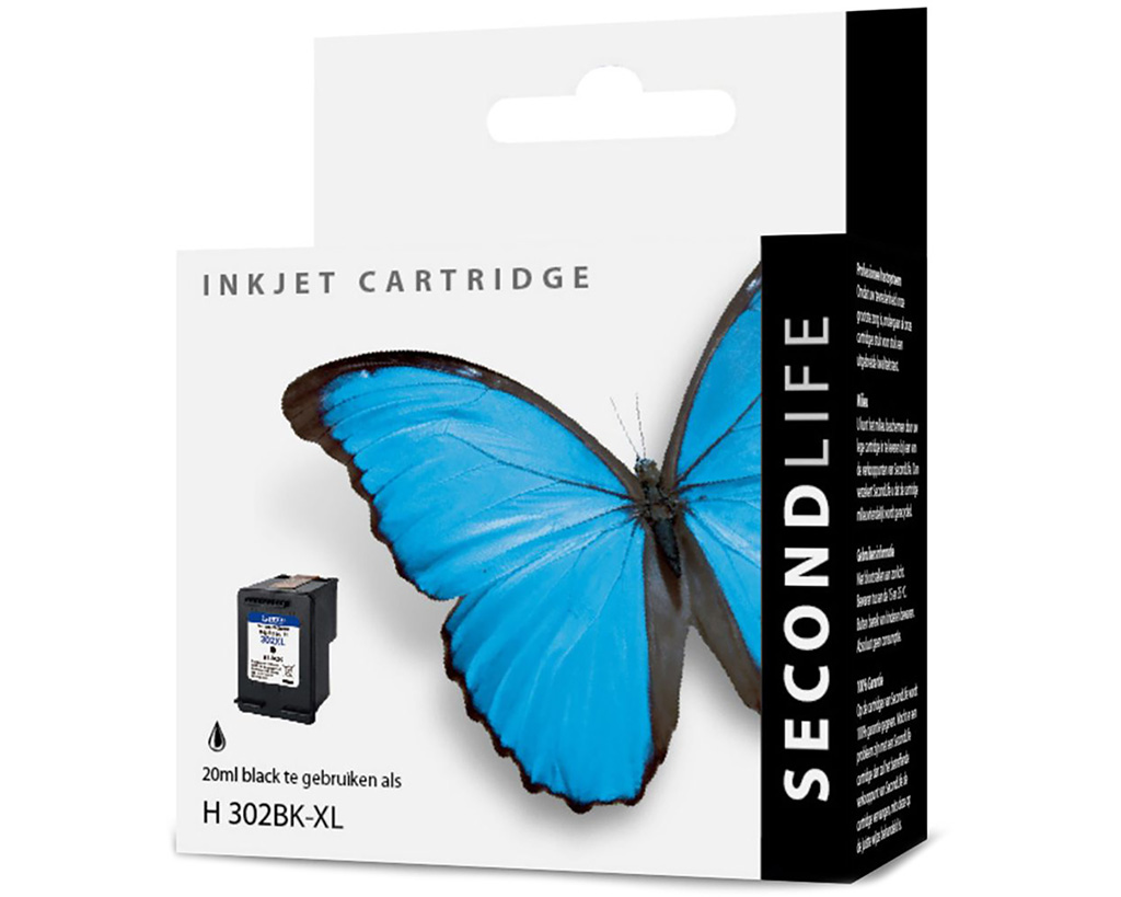 Kangaro SL-11111421 Cartridge SecondLife HP 302 XL Black