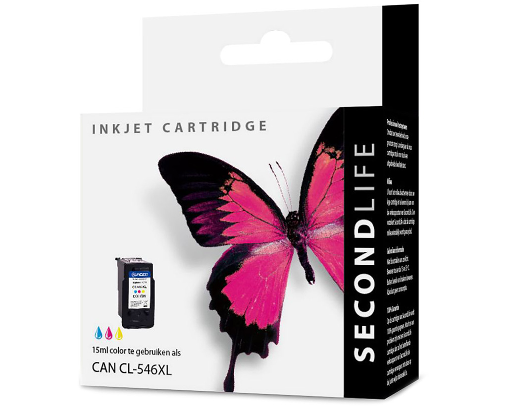 Kangaro SL-11011208 Cartridge SecondLife Canon CL 546 XL Color