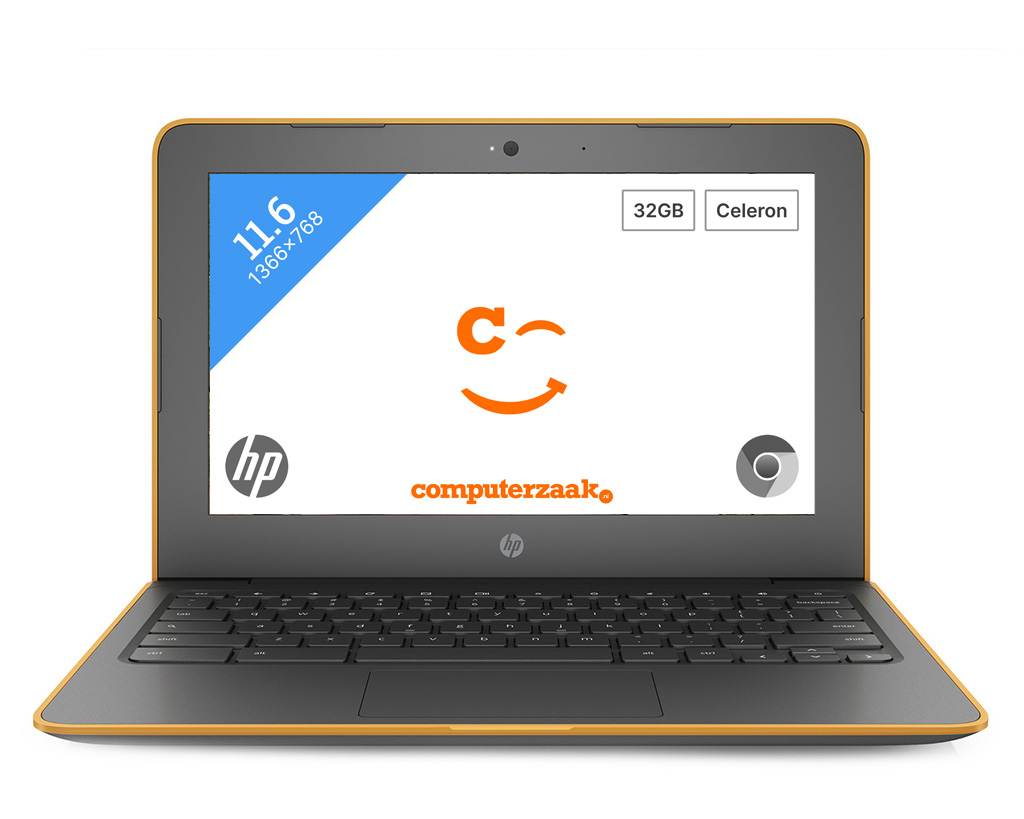 HP Chromebook 11 G6 EE Oranje