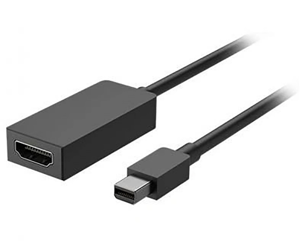 Microsoft Mini DisplayPort/HDMI. Snoerlengte: 0,23 m, Aansluiting 1: Mini DisplayPort, Aansluiting 2: HDMI. Gewicht: 25,3 g, Breedte: 22 mm, Diepte: 230 mm. Aantal per verpakking: