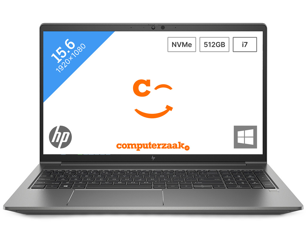 HP ZBook Power G7. Type product: Mobiel werkstation, Vormfactor: Clamshell. Processorfamilie: Intel® Core™ i7, Processormodel: i7-10750H, Frequentie van processor: 2,6 GHz. Beeldsc